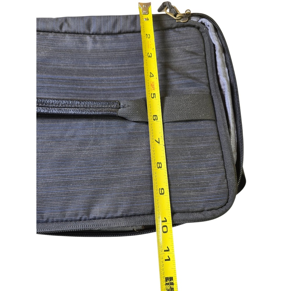 Padded Camera Shoulder Bag Charcoal Gray Adjustable Dividers Gear Case - Picture 5 of 6